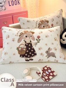 Kiss Dear | Thick Milk Velvet Pillow Case Pair