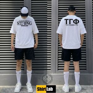 Shirtlab Tau Gamma Phi 1968 Triskelion Fratshirt Tgp Strong Tshirt for men Sublimation Print