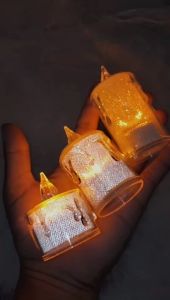 LED BATTERY OPERATED CANDLE ELECTRONIC FLAMELESS CANDLE ALTAR LIGHT FOR WEEDING EVENTS
