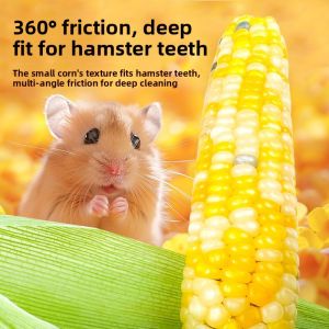 Nutritious Hamster Snacks Tooth Grinding Stick Corn Cobs Scenic Construction Toys for Flower Rat Obesity Increasing Food