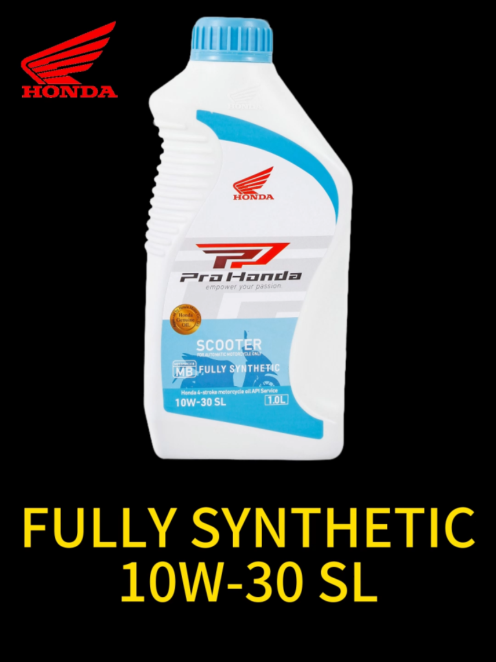Honda Genuine Pro Honda 10W-30 Fully Synthetic Oil 1L