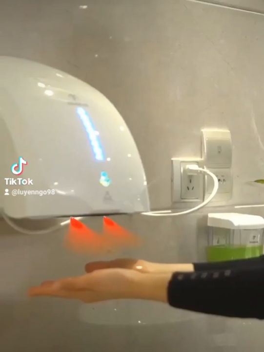 Máy Sấy Tay Cảm Ứng Tự Động Sấy Khô Nhanh An Toàn Treo Tường Cảm Biến ...