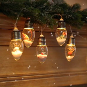 ไฟคริสต์มาส LED คริสมาสต์บอลไฟสตริง 1.5/3 เมตร รุ่นแบตเตอรี่ ใส่ถ่านAA 3ก้อน ของตกแต่งบ้านคริสต์มาส