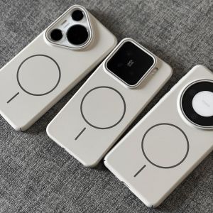 Premium Magnetic Wireless Charging Rock White Phone Case for Vivo X200 pro Mini X300 S20X9 Frosted Oppo FindX8 Ultra OnePlus 13 Hard Ace 5