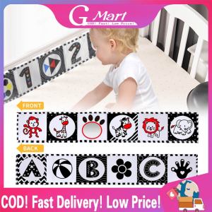 Babies Book Black and White High Contrast Sensory Newborn Toys Double-Sided Design Foldable Tummy Time Cloth Book LZC-Soft-Book-5950