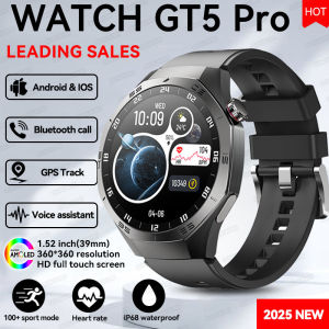 GT5 PRO GPS Tracker Ultra Smart Watch Men Watch 5 Pro AMOLED HD Screen Heart rate Bluetooth Call Waterproof SmartWatch 2025 New