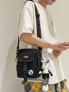 JENL Waterproof Mens Small Crossbody Bag Shoulder Bag Sporty and Trendy Small Bag Casual and Personalized Mobile Phone Bag