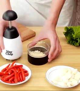 Slap Chop Hand Chopper Shredder Mincer Slicer Cutter Onion Garlic Chilli Salad Nuts Ginger Carrot Food