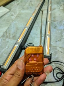Lampu Rotator Flash Menggunakan Remot pengaturan 12/24 Volt - Truk