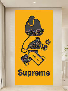 Dép Đi Trong Nhà Dép Đi Trong Nhà Chống Thấm Nước Đơn Giản Hiện Đại Trang Trí Tường Hành Lang Trang Trí Tường Hoạt Hình Gấu Chống Trượt