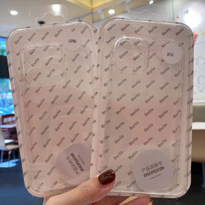 Thickened Full Cover Transparent Protective Case for  17/16/15/14 16pro/PM 13/12/11 SE2/7/8 Anti-Fall Soft Shell