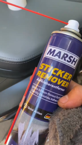 Marsh Sticker Remover 260ml - Effortless Cleaning Zero Residue Safe for All Non-Porous Surfaces Strong Penetration Sticky mess disappear Satisfying Cleaning Solution Easy Clean Surface Instantly