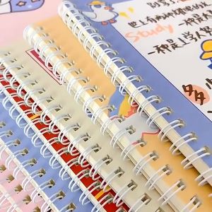 Notebook Ring Karakter / Buku Catatan Mini Ukuran A5 Isi 60 Lembar Bergaris