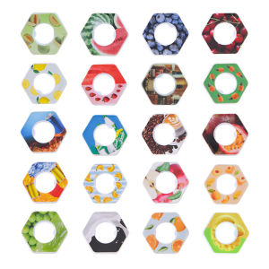 New Flavor Cup Fragrance Ring Hexagonal Sugar Free Calorie Free Fruit Flavor Soda Cup with Straw Nordic Style ness Trend