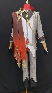 Anime Genshin Impact Tartaglia Cosplay Costume Wig Cloak Childe Genshin Cosplay Tartaglia Uniform Halloween Party Outfit