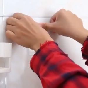 Hair Dryer Storage Hook Holder Stand Adhesive Wall Mounted Hanger Durable Shelf Rack Toilet Bathroom Organizer (HOOK)