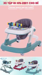 Xe tập đi đa năng cho bé HN-2801 - Có thể gấp gọn giúp bé biết đi nhanh chóng