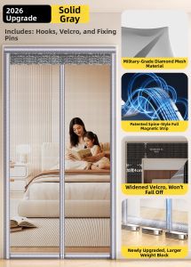 ZTION | Magnetic Anti-mosquito Door Curtain Summer Suitable Easy Install