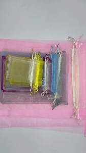 Homepeasl® Organza Gift Bag Birthday Party Wedding Pouch Bags Mesh Drawstring Goodies Bag
