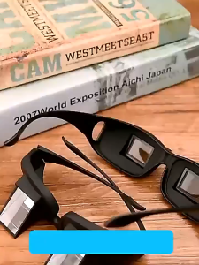 Kacamata Malas Lazy Eye Glasses Refraktif Prisma Horizontal Optical Prism Lens 90 Derajat