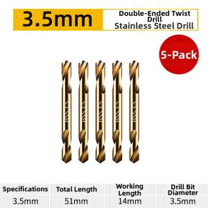 DAIENGONGJU | Double-Ended Stainless Steel Specialized High Hardness Cobalt-Containing Drill Bits