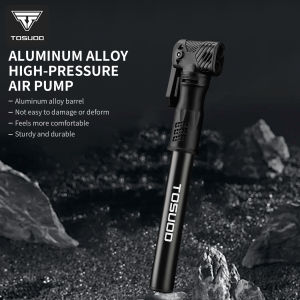 TOSUOD Bike Pump Mini Portable Aluminum Alloy Hand Tire Inflator Schrader Presta Valve MTB Road Bicycle Air Pump