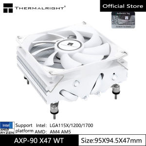 Thermalright AXP90-X47 ITX air-cooled radiator 47mm 4 heatpipe down-pressure CPU cooler supports LGA1700/115X/1200/AM5/AM4