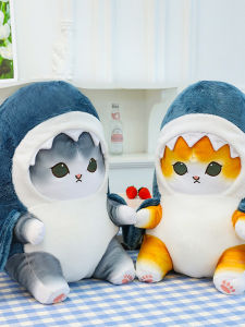 Đồ Chơi Búp Bê Hình Cá Mập Và Mèo Hoạt Hình Đồ Chơi Nhồi Bông Chuyển Đổi Quà Tặng Sinh Nhật Đồ Chơi Búp Bê Hình Mèo