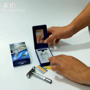 Manual Double-Edged Razor Trimmer for Beard