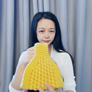 Women Headbands Warm Knitted Soft Stretch Turban Pineapple Crochet Head Wraps Scarf