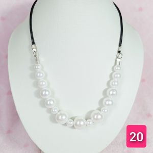 kalung wanita simple cantik kalung hijab mutiara