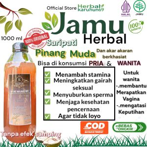 HERBAL SARIPATI PINANG ORI 1000 ml alami pria Jamu