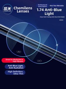nic | Ultra Thin 1.74 Anti-Blue Light Aspheric Lenses