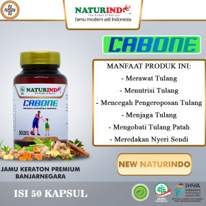 Cabone Obat Pemulihan Patah Tulang Retak Nutrisi Kalsium Tulang dan Gigi Tinggi Badan