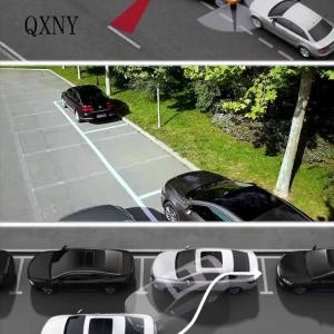 Bộ Cảm Biến Đỗ Xe Phía Sau QXNY Auto 4/6/8 Cảm Biến Hệ Thống Radar Hỗ Trợ Đỗ Xe Camera Lùi Hệ Thống Phát Hiện ABS Ẩn