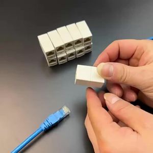 3/5/10 Cái Khớp Nối Cáp Mạng Ethernet RJ45 CAT 5 5E 6 6a Đầu Nối Cáp Lan Hai Đầu Thẳng Bộ Chia Cáp Bộ Mở Rộng Cáp Đầu Nối Cáp Mạng