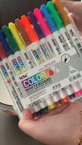 (TikTok) 抖音Leto Color white brard marker 同款易擦彩色白板笔 Leto Color White Board Marker Same Style Easy-to-Erase Colored Whiteboard Pens