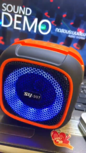 SY-307 Makukulay na Speaker｜High-Fidelity na Tunog｜Ilaw na Sumasabay sa Musika｜Instant Party Vibes