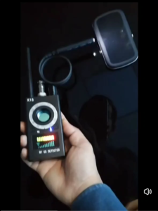 1MHz-6.5GHz K18 เครื่องตรวจจับสายลับมัลติฟังก์ชั่นกล้อง GSM เครื่องดักฟังเสียงสัญญาณ GPS RF เลนส์ติดตามการตรวจจับผลิตภัณฑ์ไร้สายกล้อง GSM