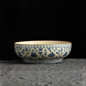XIYUANJI | Chinese Style High Temperature Blue and White Underglaze Plate Set