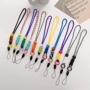 Tri-Town Creative Hand Wrist Mobile Phone Lanyard Ring Holder Strap Hanging Braided Adjustable Key Lace LA