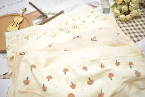 Antibacterial Cotton Underwear Set of 3 Girls mid Waist Breathable Floral Print Comfortable Cotton Vagina for Young Women