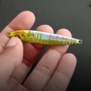 Umpan Metal Jig 20 Gram MONGKALO AMBISIOUS GID Zebra Glow In The Dark Oil Minyak Micro Jig 20g 20gr