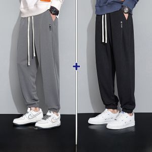 ROMON | Quần dài thể thao thường ngày mùa xuân thu Romon cho nam quần dài rộng rãi thoải mái có túi không cần ủi