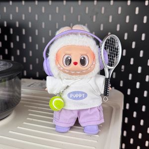 ชุดเสื้อผ้าเด็ก Labubu ชุด 6 ชิ้น ขนาด 15 ซม ผ้าไวนิล ชุดพร้อมเชือกดึง งานเต้นรำ ชุด สไตล์สปอร์ต สำหรับตุ๊กตาเจมส์ รุ่นที่ 1 และ 3 ขนาด 17 ซม