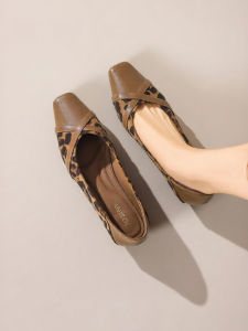 Josiny | Leopard Pattern Soft Sole Flats Ballet Shoes