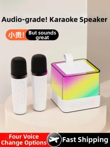 Bluetooth Speaker Wireless Outdoor Karaoke Soundbox Microphone High Quality Sound Home Use Handheld Dual Mic Integrated K-Song Speaker