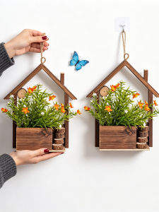 Trang Trí Tường Hoa Giả Gỗ