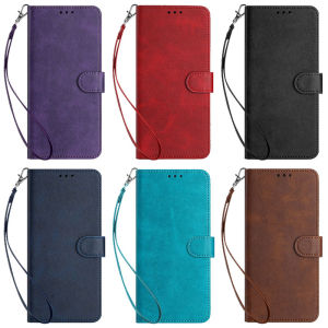 Casing For Oppo Reno 12 A2 A3 Pro 12F A60 4g 5g Luxury Flip Wallet Case PU Leather Card Slot Stand Cover With Lanyard