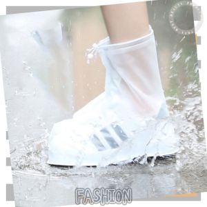 QDshop ถุงกันน้ำเข้ารองเท้า ถุงสวมรองเท้ากันน้ำ หน้าฝนนี้จัดเลย กันลื่น กันน้ำ กันฝน สำหรับการฉีดฟิลเลอร์ ผิวผล 1 ประตู สามารถใช้งานได้ซ้ำคุ้มสุด